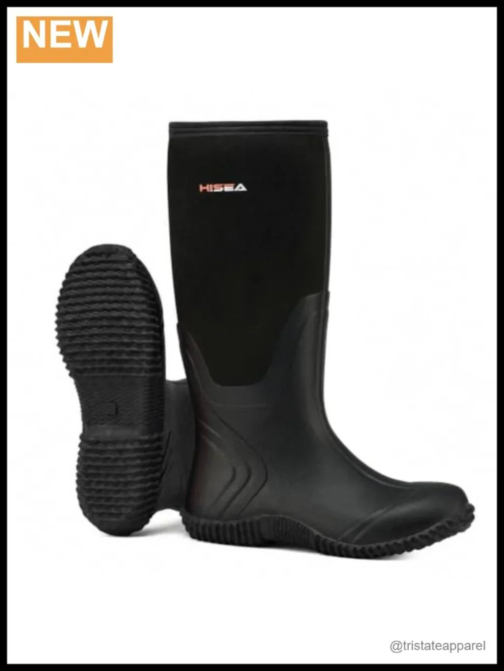 Women's Waterproof Insulated Neoprene Rubber Rain Boots Anti-Slip
